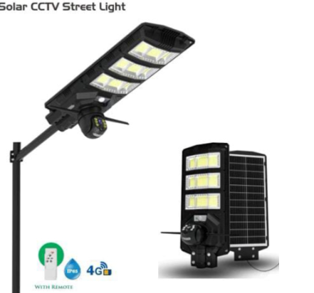SOLAR CCTV CAMERA STREET LIGHT